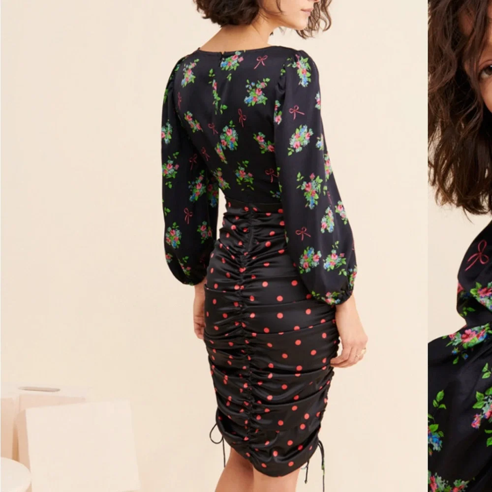 For Love and Lemons Print Mix Dress - Picture 2 of 4